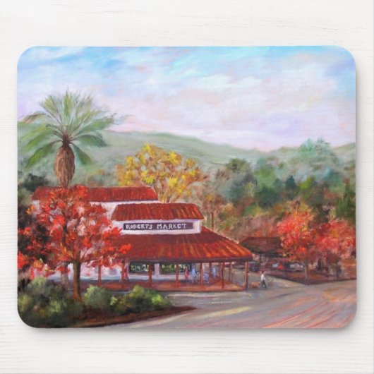 Roberts-Markt in Woodside - besonders angefertigt Mousepad (Vorne)
