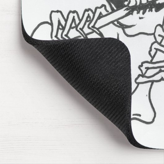 Roberts Schädel 5 Mousepad (Ecke)