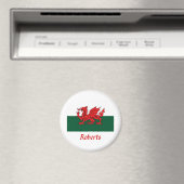 Roberts Welsh Flag Magnet (In Situ (Geschirrspüler))