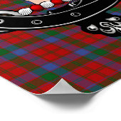 Robertson Clan Abzeichen 8.5x11 Poster (Ecke)