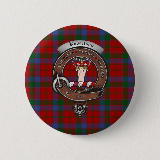 Robertson Clan Abzeichen Buttons (Vorderseite)