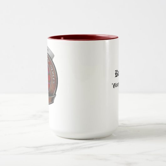Robertson Clan Abzeichen Combo 15oz Tasse (Zentrum)