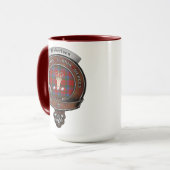 Robertson Clan Abzeichen Combo 15oz Tasse (Vorderseite Links)