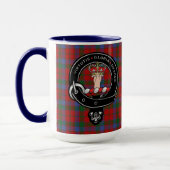 Robertson Clan Abzeichen & Tartan Tasse (Links)