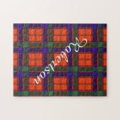 Robertson-Clan karierter schottischer Tartan Puzzle (Horizontal)