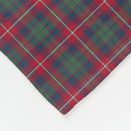 Robertson Clan Red, Blue und Green Tartan Fleecedecke