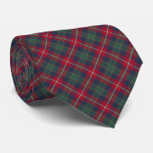 Robertson Clan Tartan Red and Blue Kariert Krawatte (Gerollt)