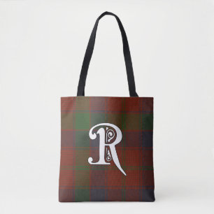 Robertson-Clantartan-Monogramm Tasche