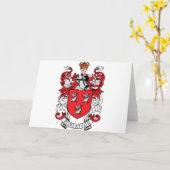 Robertson-Familien-Wappen Karte (Gelbe Blume)