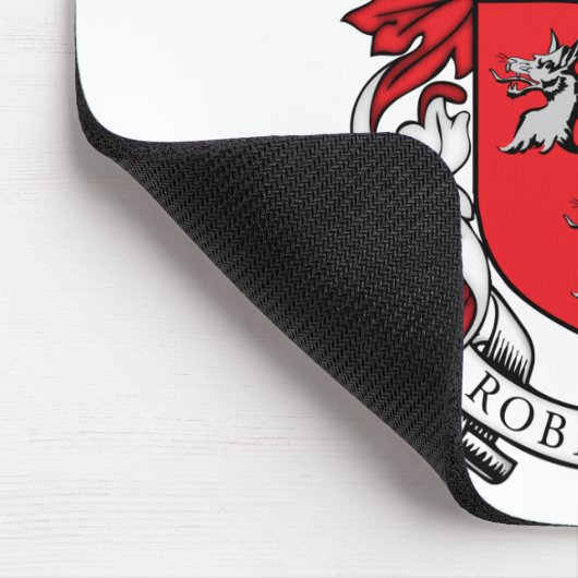 Robertson-Familien-Wappen Mousepad (Ecke)