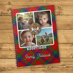 Robertson Familienfoto-Collage Notizblock