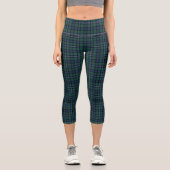 Robertson Hunting Tartan Kariertes Muster Capri Leggings (Vorderseite)
