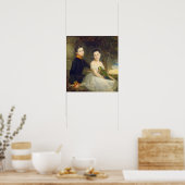 Robertson - Kinder mit Papagei Poster (Küche)