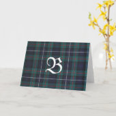 Robertson Modern Junting Tartan Note Card Karte (Gelbe Blume)