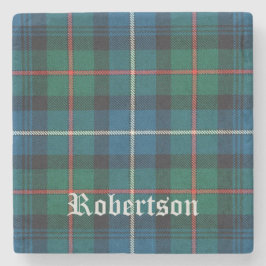 Robertson, Robertson, Scottish Tartan, Robertson Steinuntersetzer