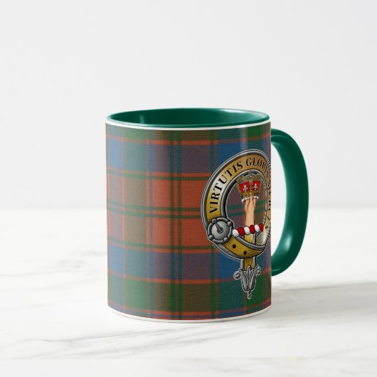 Robertson Tartan & Abzeichen Tasse (VorderseiteRechts)