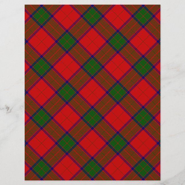 Robertson tartan rot kariert (Vorderseite)
