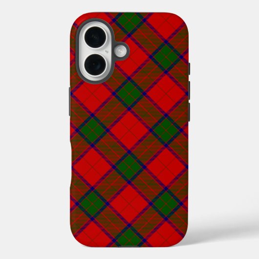 Robertson tartan rot kariert Case-Mate iPhone hülle (Rückseite)