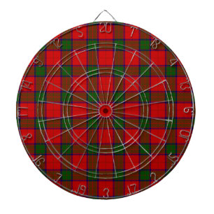 Robertson tartan rot kariert dartscheibe