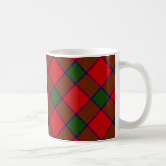 Robertson tartan rot kariert kaffeetasse (Rechts)