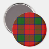 Robertson tartan rot kariert magnet (Vorderseite/Rückseite)
