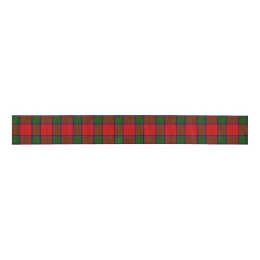 Robertson tartan rot kariert ripsband (Vorderseite)