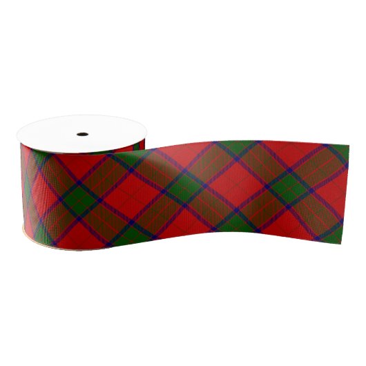 Robertson tartan rot kariert ripsband (Spule)