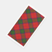 Robertson tartan rot kariert serviette (Ecke)