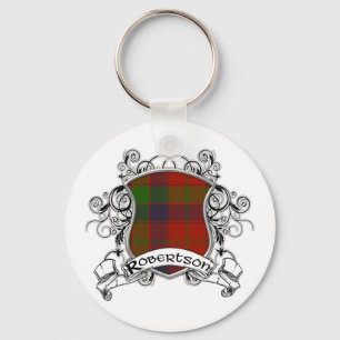 Robertson Tartan Shield Schlüsselanhänger