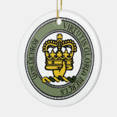 Robertson-Wappen-Verzierung Keramik Ornament (Links)