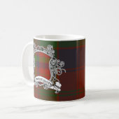 Robertsontartan-Schild Kaffeetasse (Vorderseite Links)