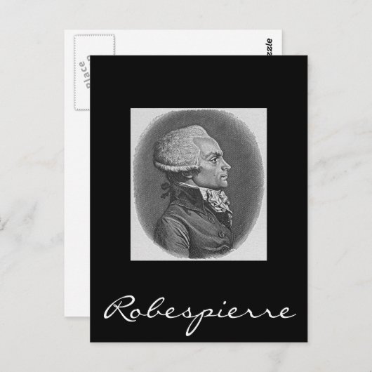 Robespierre Postkarte (Vorne/Hinten)