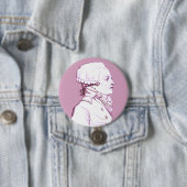 Robespierre-Profil in der Rose Button (Beispiel)
