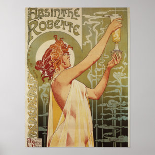 Robette Absinth Werbeplakat Poster