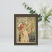 Robette Absinth Werbeplakat Postkarte (Stehend Vorderseite)