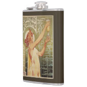 Robette Absinthe Werbeplakat Flachmann (Links)