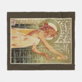 Robette Absinthe Werbeplakat Fleecedecke (Vorderseite (Horizontal))