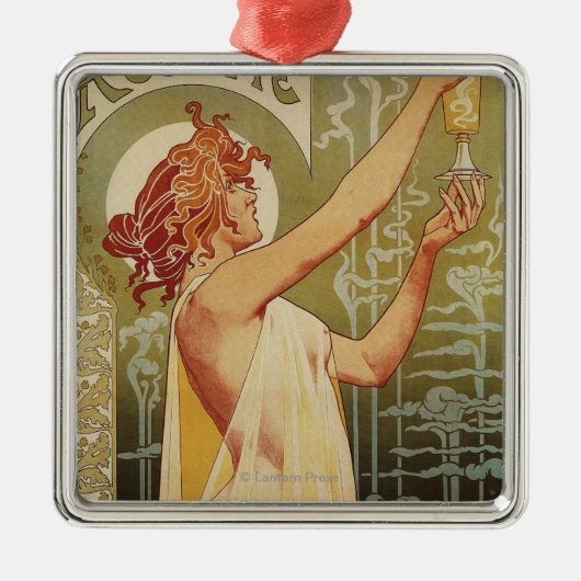 Robette Wermut-Anzeige-Plakat Ornament Aus Metall (Vorne)