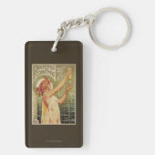 Robette Wermut-Anzeige-Plakat Schlüsselanhänger (Rückseite)