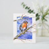 Robin 3 postkarte (Stehend Vorderseite)