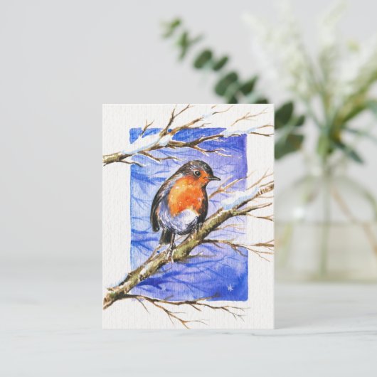 Robin 3 postkarte (Stehend Vorderseite)