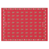 Robin auf Efeu-Blättern wild lebende Vögel zu Weih Tischdecke (Vorderseite (Horizontal))