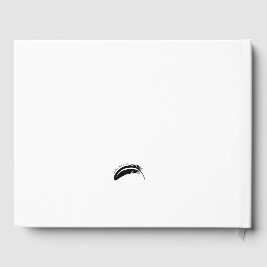 Robin auf einem Gästebuch für eine Teetasse (Rückseite)