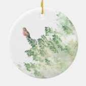 Robin-Aufseher Keramik Ornament (Hinten)