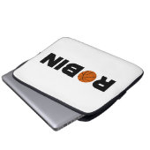 Robin Basketball Laptopschutzhülle (Vorne Knopf)