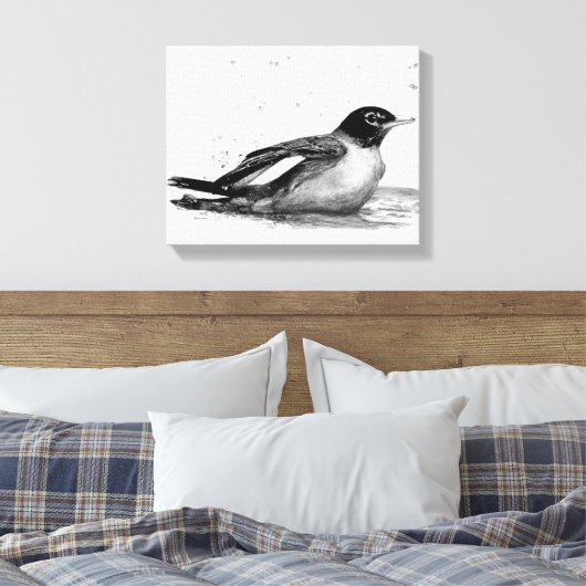 Robin Bath Leinwanddruck (Insitu (Schlafzimmer))