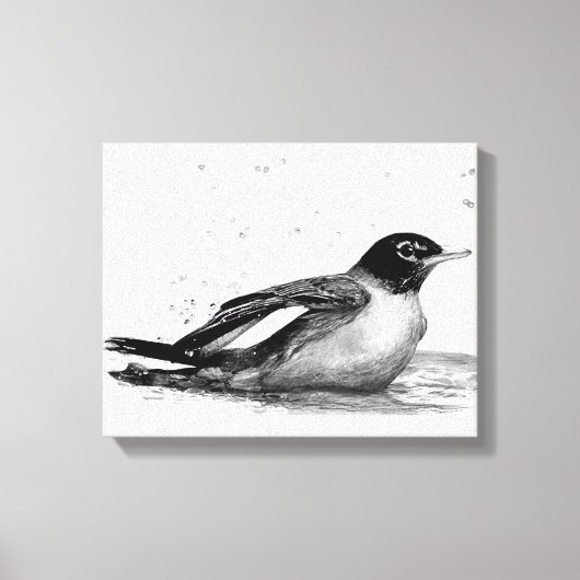 Robin Bath Leinwanddruck (Vorderseite)