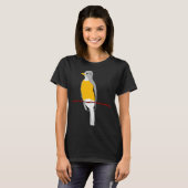 Robin Bird auf Baumzweig T-Shirt (Vorne ganz)