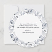 Robin Bird Classic Frohe Weihnachtskarte Feiertagskarte (Rückseite)