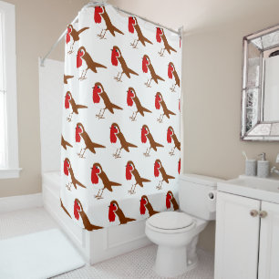 Robin Bird Design Duschvorhang